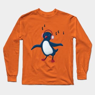 Penguin Music Party Long Sleeve T-Shirt
